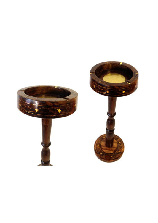 Wooden Ashtray Stand